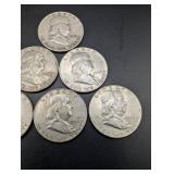 Franklin Half Dollars (Lot of 6)
