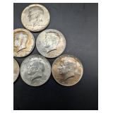 1964 Kennedy Half Dollars (Lot of 6)
