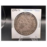 1886-s Morgan Silver Dollar Toned