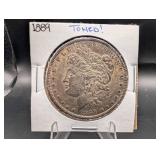 1889 Morgan Silver Dollar Toned