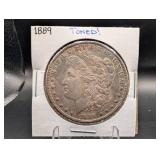 1889 Morgan Silver Dollar Toned