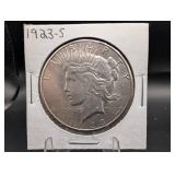 1923-s Peace Silver Dollar