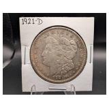 1921-d Morgan Silver Dollar