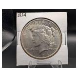 1924 Peace Silver Dollar Coin
