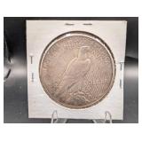 1922-s Peace Dollar Blue Gold Purple Toning