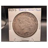 1923-s Peace Silver Dollar Toned
