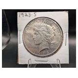 1923-s Peace Silver Dollar