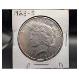 1923-s Peace Silver Dollar
