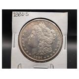 1881-s Morgan Silver Dollar