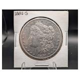 1881-s Morgan Silver Dollar