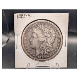 1882-s Morgan Silver Dollar