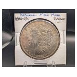 1884-o/o Morgan Silver Dollar in Holder