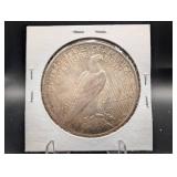 1922 Peace Silver Dollar Blue & Gold Toning