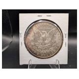 1901-o Morgan Silver Dollar Gold Toned