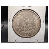 1899-o Morgan Silver Dollar Gold Blue Toning
