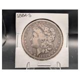 1884-s Morgan Silver Dollar