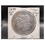 1878 Morgan Silver Dollar Rev 79
