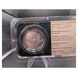 2000 Silver American Eagle Dollar Coin Uncirculated in Littleton Holder