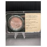 2002 Silver American Eagle Dollar in Presentation Case