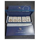 U.s. Mint American Eagle 25th Anniversary Silver Coin Set (Lot of 5)