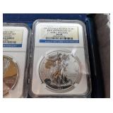 U.s. Mint American Eagle 25th Anniversary Silver Coin Set (Lot of 5)