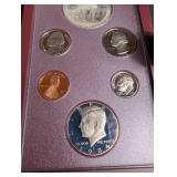 1984 Olympic Prestige Proof Set With Display Case