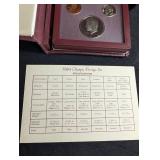1984 Olympic Prestige Proof Set With Display Case