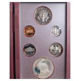 1984 Olympic Prestige Proof Set With Display Case