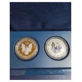 2012 United States Mint American Eagle San Francisco Silver Proof Set (Lot of 2)