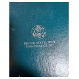 1990 United States Mint Prestige Set Eisenhower Centennial Coin With Coa