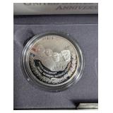 1991 Mount Rushmore Anniversary Coins Proof Set With Box & Coa