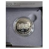 1991 Mount Rushmore Anniversary Coins Proof Set With Box & Coa