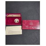 1983 Olympic Silver Dollar Proof in Box With Certificate