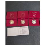 90% Silver George Washington Silver Commemorative Half Dollars