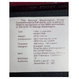 90% Silver George Washington Silver Commemorative Half Dollars