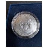2016 United States Mint American Eagle 1 Oz Silver Uncirculated Coin With Coa