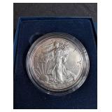 2016 United States Mint American Eagle 1 Oz Silver Uncirculated Coin With Coa