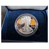 2012 American Eagle One Ounce Silver Proof Coin W Mint With Box & Coa