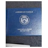 2011 American Eagle One Ounce Silver Proof Coin With Box & Certificate