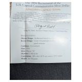 1994 U.s. Capitol Bicentennial Silver Dollar Uncirculated With Coa