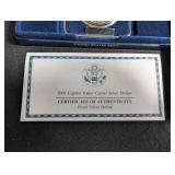 2001 Capitol Visitor Center Proof Silver Dollar Us Mint Set With Coa