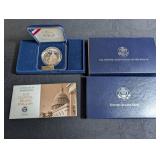 1994-s U.s. Capitol Bicentennial Proof Silver Dollar With Box & Coa