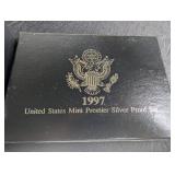 1997 U.s. Mint Premier Silver Proof Set