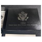1992 United States Mint Premier Silver Proof Set - 5 Coins