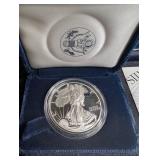 1995 Silver American Eagle Proof One Dollar Coin in Box