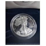 1995 Silver American Eagle Proof One Dollar Coin in Box