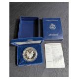 1994 Silver American Eagle Proof Dollar Coin With Box & Certificate