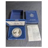 1994 Silver American Eagle Proof Dollar Coin With Box & Certificate