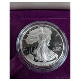 1993 American Silver Eagle One Dollar Proof Coin in Case