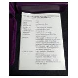 1991 American Silver Eagle Proof Dollar Coin With Case & Coa